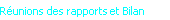 Runions des rapports et Bilan